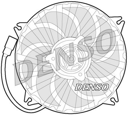 DENSO DER21016 Fan, radiator 1250-F4