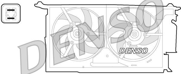 DENSO Ø: 335 mm, 12V, 200W Cooling Fan DER21018 buy