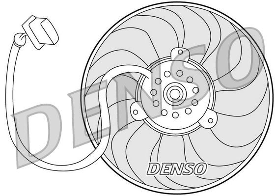 DENSO DER32004 Fan, radiator Ø: 300 mm, 200W