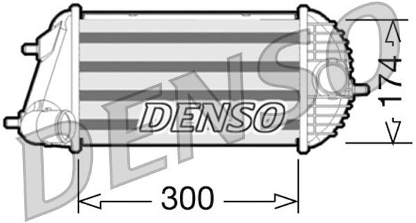 DENSO DIT47001 Intercooler 13620-68L50