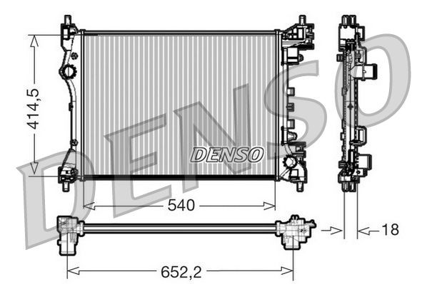 DENSO DRM01005 Engine radiator ALFA ROMEO experience and price