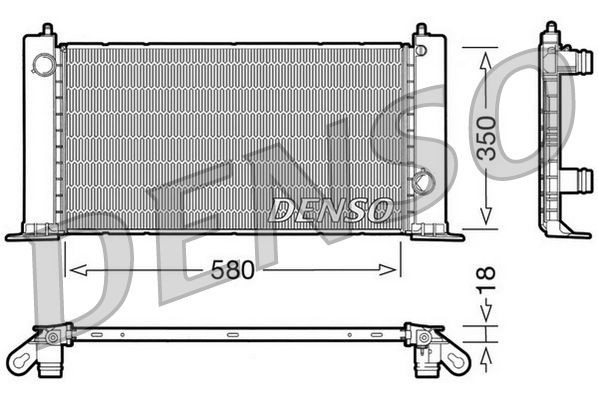 DENSO DRM09121 Engine radiator 51735217