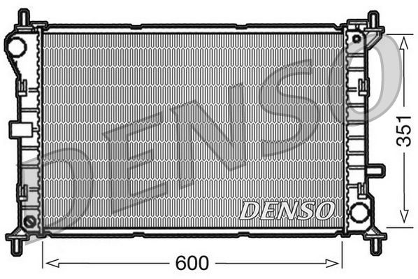 DENSO Radiator, engine cooling Ford Focus dnw new DRM10051