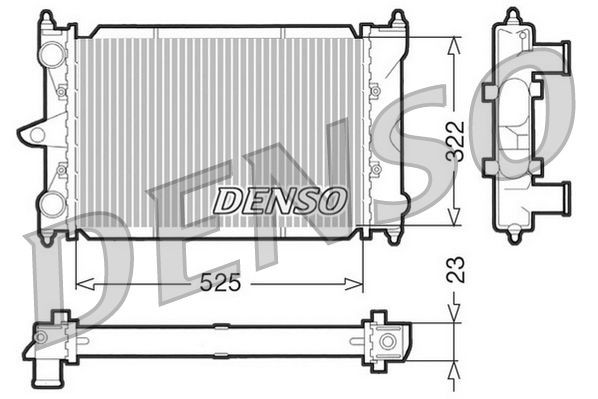 DENSO Radiators VW POLO Box (86CF) new DRM32034