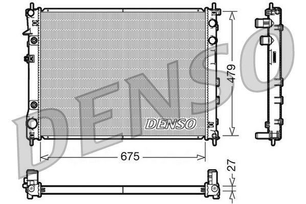 OE Original Autokühler DENSO DRM36012