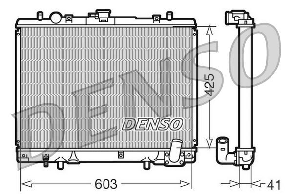 DENSO DRM45019 Engine radiator MR 281 023