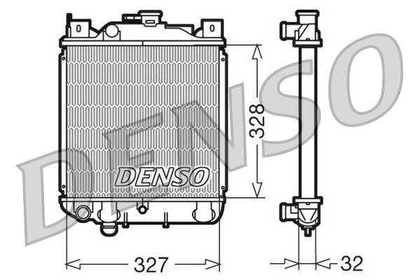 DENSO DRM47006 Engine radiator 17700-63B21