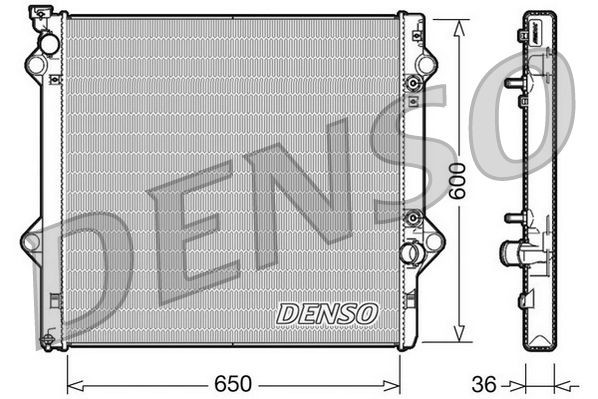 DENSO DRM50049 Radiator LEXUS GX 2007 price
