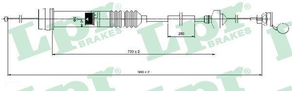 LPR C0013C Clutch Cable Adjustment: with automatic adjustment