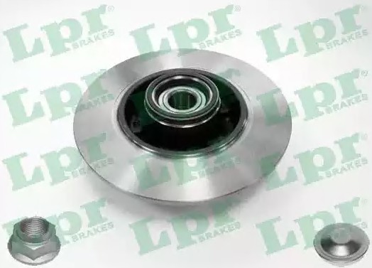 LPR R1055PCA Brake disc 260x8mm, 5, solid