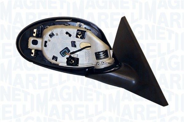 MAGNETI MARELLI 182203000300 Wing mirror without cap, Right, black, Rough, Electric, without mirror glass, for left-hand drive vehicles