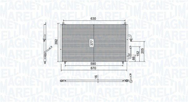 Original MAGNETI MARELLI MPQ0253 Belt tensioner pulley 331316170253 for VW PASSAT