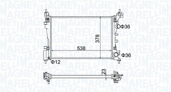 Original MAGNETI MARELLI MPQ0616 Belt tensioner pulley 331316170616 for BMW 5 Series