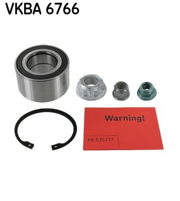 VKBA6766 Hub bearing & wheel bearing kit VKBA 6766 SKF with integrated ABS sensor, 66 mm
