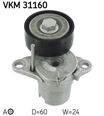SKF VKM 31160 Volkswagen PASSAT 2017 Belt tensioner pulley