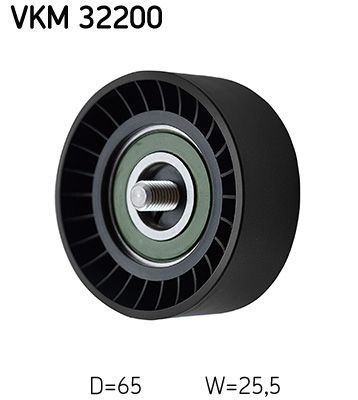 Fiat 500 Deflection / guide pulley, v-ribbed belt 7487272 SKF VKM 32200 online buy