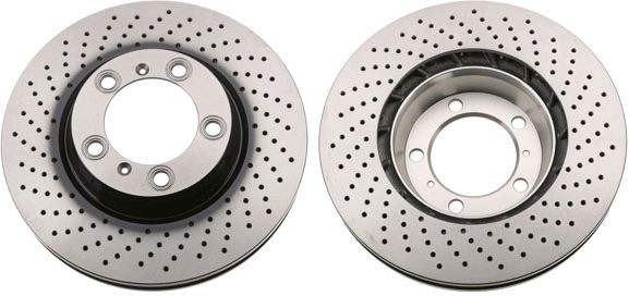TRW DF6267S Brake disc 330x34mm, 5x130, Vented, Perforated, Painted