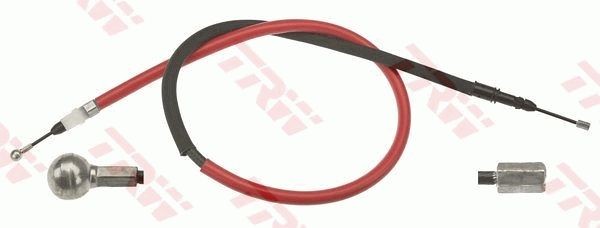 Fiat 500 Emergency brake cable 7489095 TRW GCH482 online buy