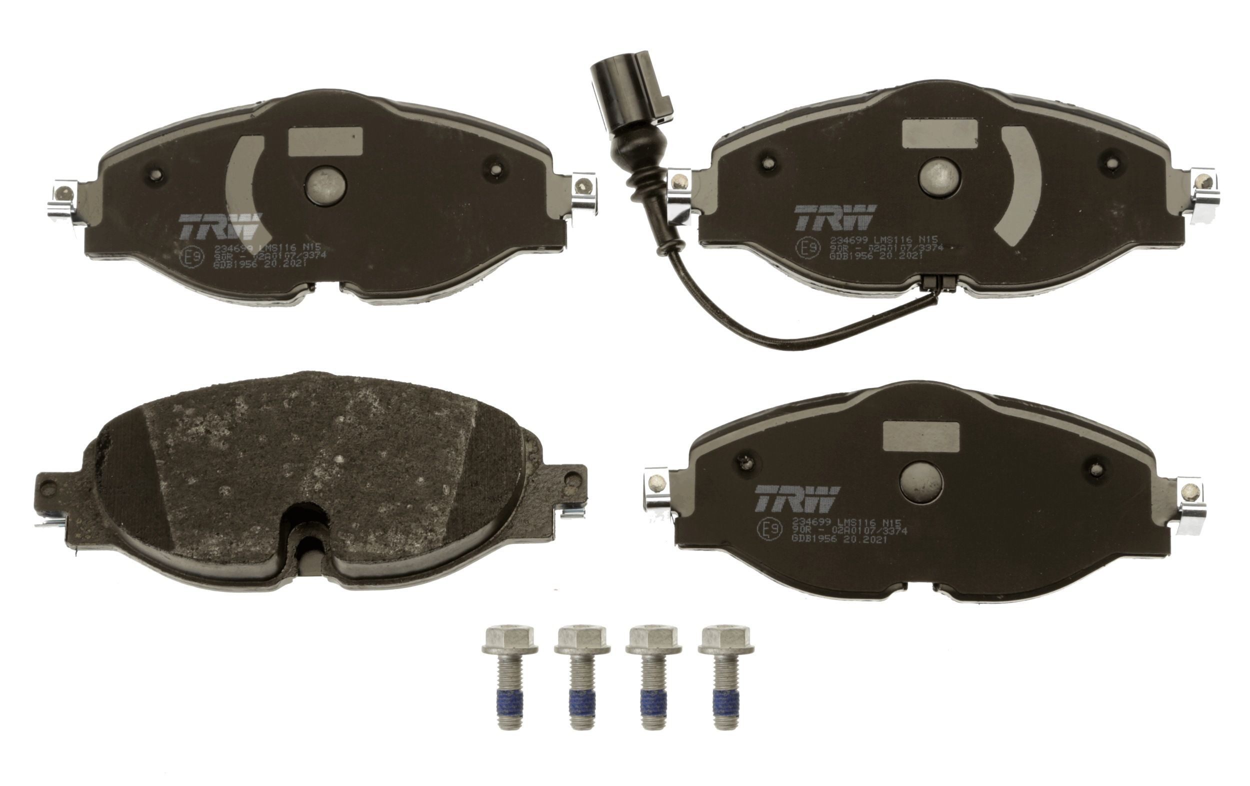 GDB1956 Disc brake pads TRW 25683 review and test