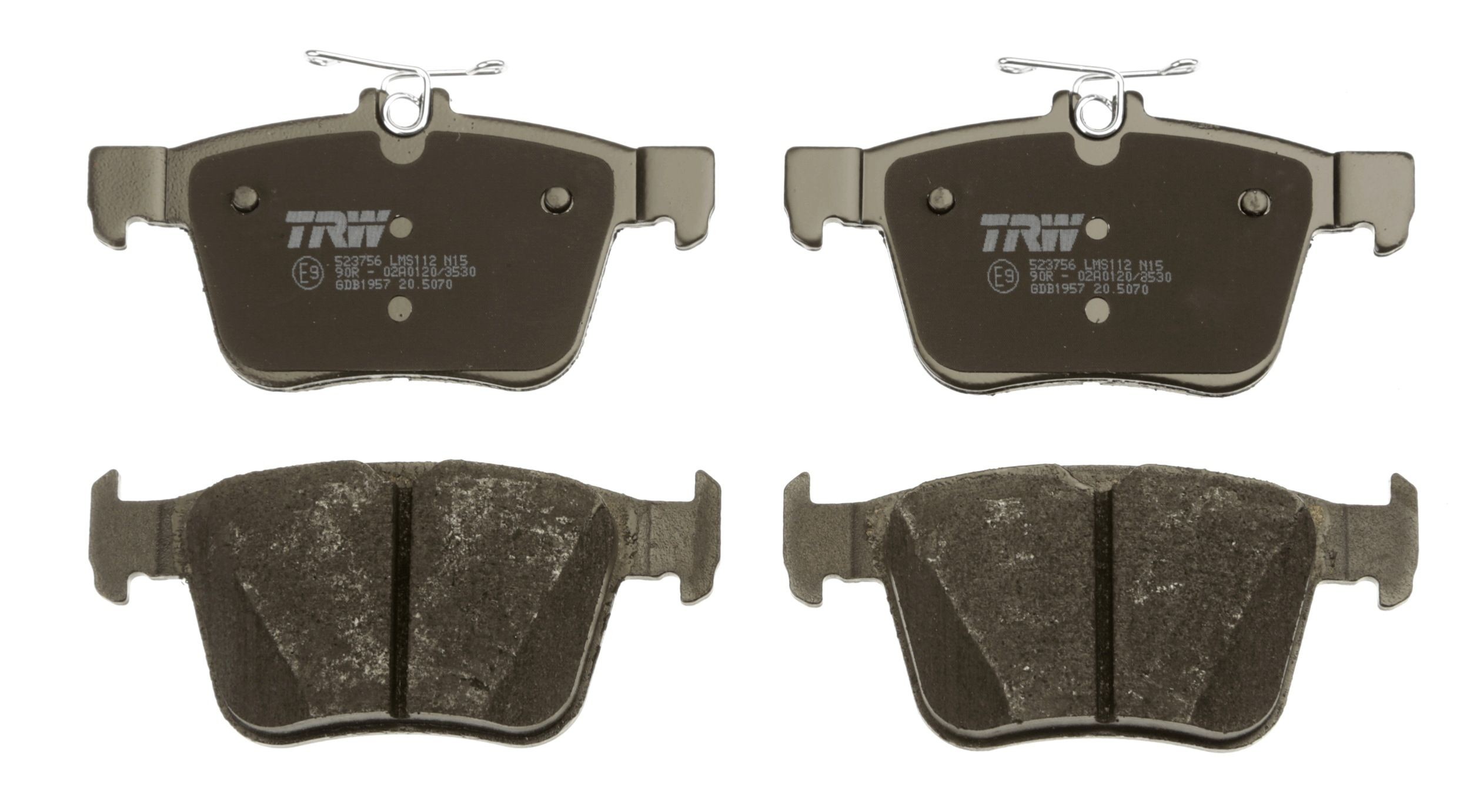 GDB1957 Disc brake pads TRW 25010 review and test