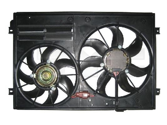 Original 837-0026 TYC Cooling fan assembly SKODA