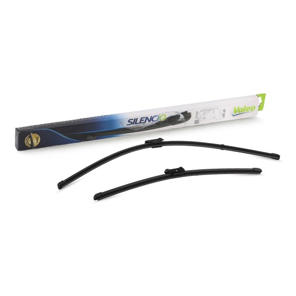 VALEO SILENCIO X.TRM 574707 Wiper blade 650, 450 mm Front, Beam, with spoiler, for left-hand drive vehicles, Pin Fixing