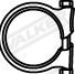 WALKER Clamp, exhaust system 80521
