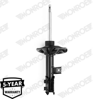 MONROE G8166 Shock absorber Front Axle Left, Gas Pressure, Twin-Tube, Suspension Strut, Top pin, Bottom Clamp