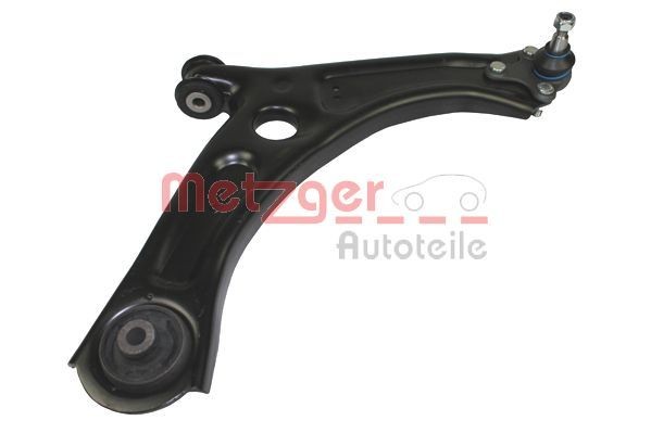 58076402 METZGER Control arm SKODA with ball joint, Front Axle Right, Control Arm