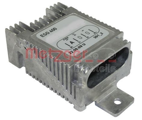 METZGER 0917037 Control unit, electric fan (engine cooling) Mercedes S202 C 180 2.0 129 hp Petrol 2001 price