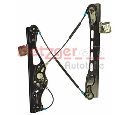 METZGER 2160241 Window regulator Right Front, Operating Mode: Electric, without electric motor
