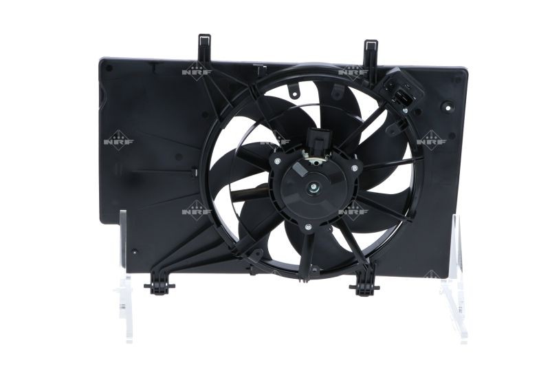 NRF 47650 Radiator cooling fan D1: 345 mm, 12V, 180W, with radiator fan shroud