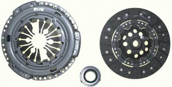 MK10030 MECARM Clutch set SEAT with clutch release bearing, 228mm
