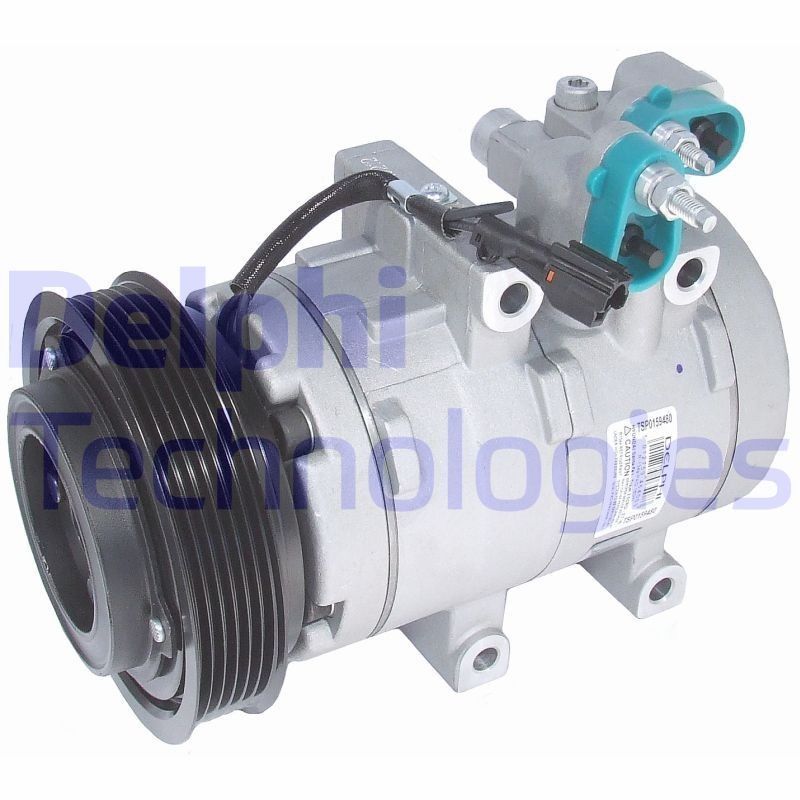 DELPHI TSP0159480 Air conditioning compressor Visteon HS17, PAG 46, with PAG compressor oil