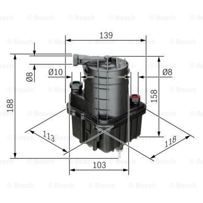 BOSCH Fuel filters N 7015 buy online