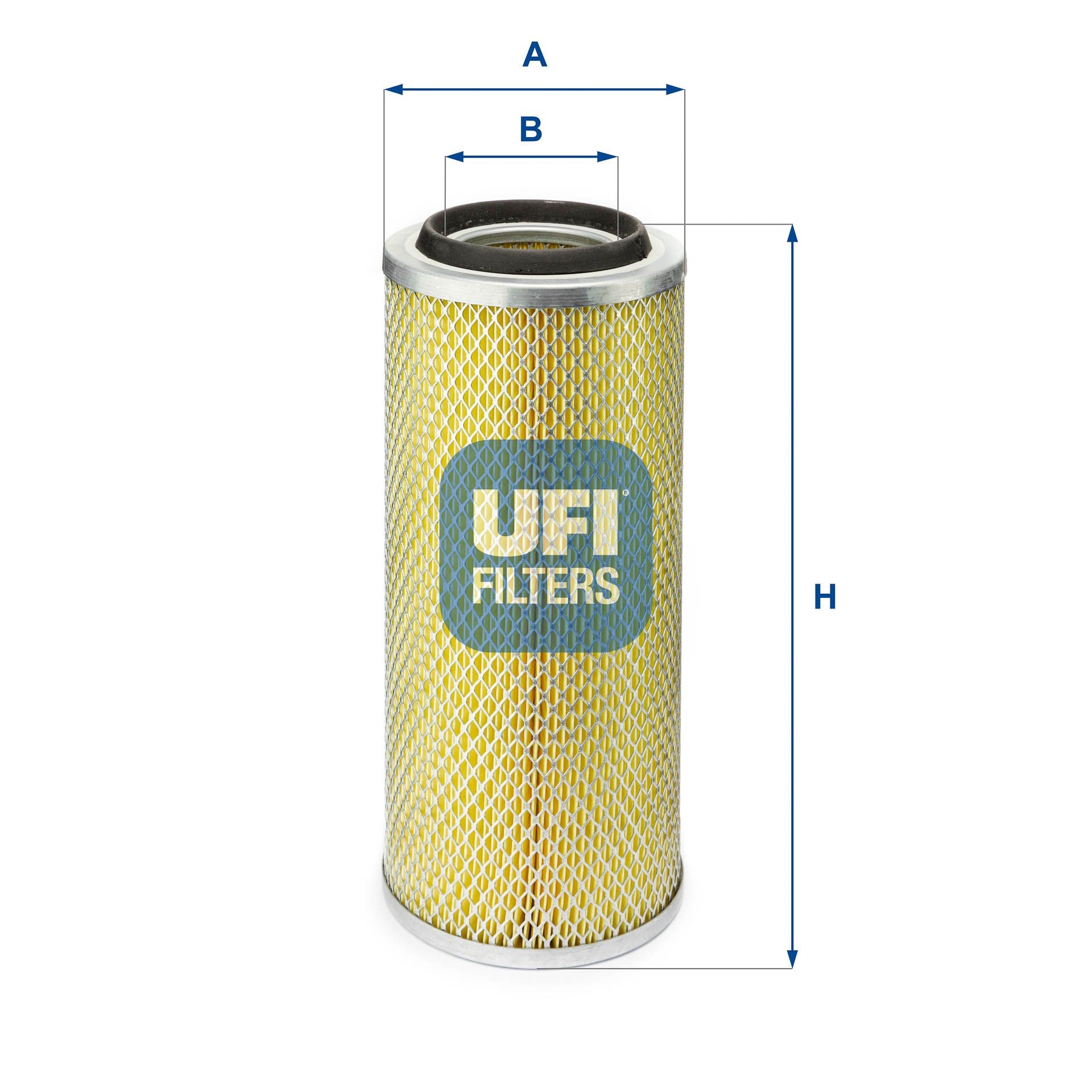 UFI 27.679.00 Air filter 334mm, 148mm, Filter Insert