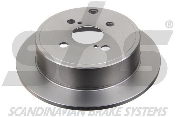 sbs 1815204584 Brake disc 258x9mm, 4, solid, Oiled
