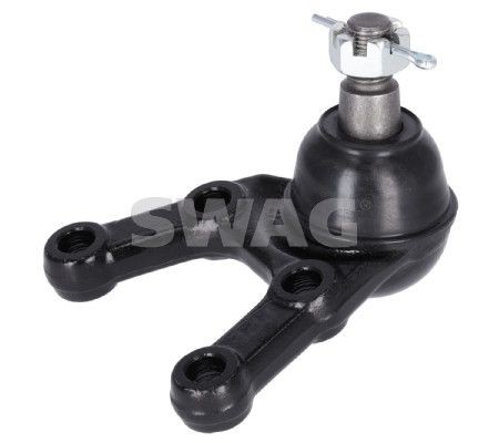 SWAG 90 94 1867 Ball Joint Front Axle Left, Lower, Front Axle Right, with crown nut, for control arm