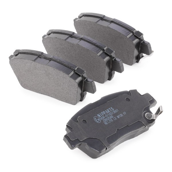 J3602088 Disc brake pads NIPPARTS J3602088 review and test