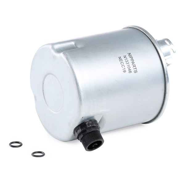 NIPPARTS N1331046 Fuel filters In-Line Filter, without connection for water sensor, 10mm, 10mm