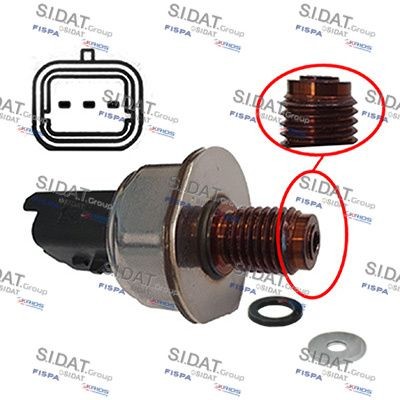 SIDAT 81.104 Fuel pressure sensor 1920 TL