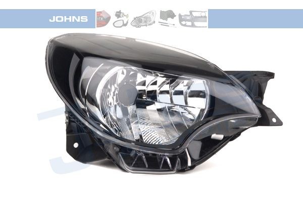 60 04 10-6 JOHNS Headlight RENAULT Right, H4, without motor for headlamp levelling