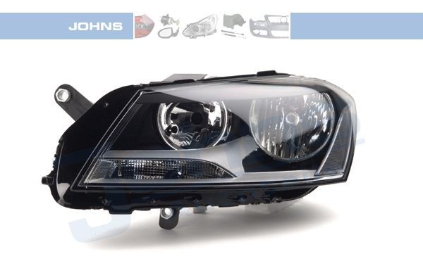 JOHNS 95 52 09 Headlight Left, H7/H7, with indicator, with motor for headlamp levelling