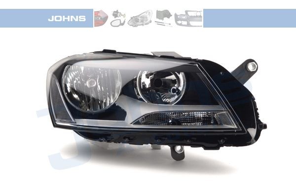 JOHNS 95 52 10 Headlight Right, H7/H7, with indicator, with motor for headlamp levelling