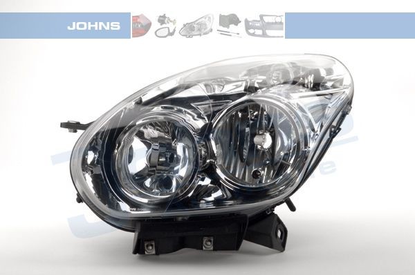 JOHNS 30 52 09 Headlight Left, H7, H1, with indicator, with motor for headlamp levelling