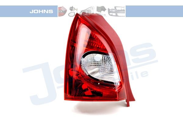 60 04 87-3 JOHNS Tail lights RENAULT Left, Outer section, without bulb holder