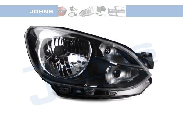 JOHNS Right, H4, with indicator, without motor for headlamp levelling Vehicle Equipment: for vehicles with headlight levelling (electric), Frame Colour: black Front lights 95 06 10-2 buy