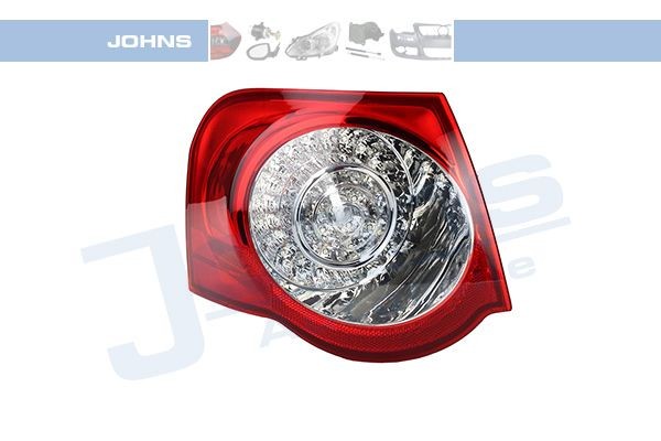 JOHNS 95 50 87-5 Rear light Left, Outer section, without bulb holder