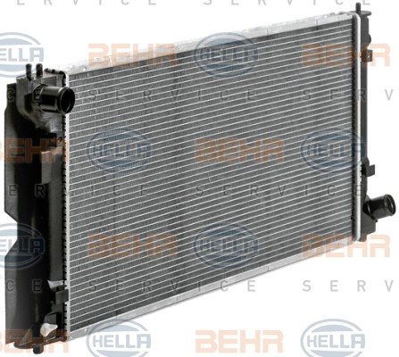 HELLA 8MK 376 900-331 Engine radiator TOYOTA experience and price