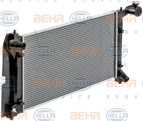HELLA 8MK 376 900-321 Engine radiator TOYOTA experience and price